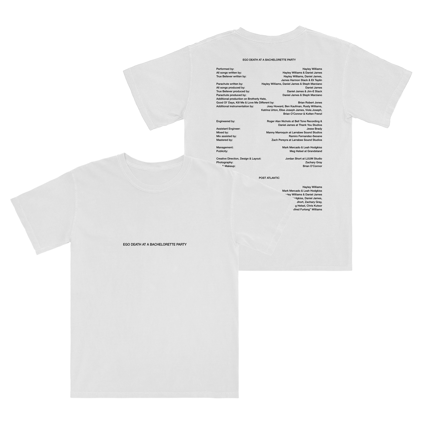 Credits - ホワイトTシャツ