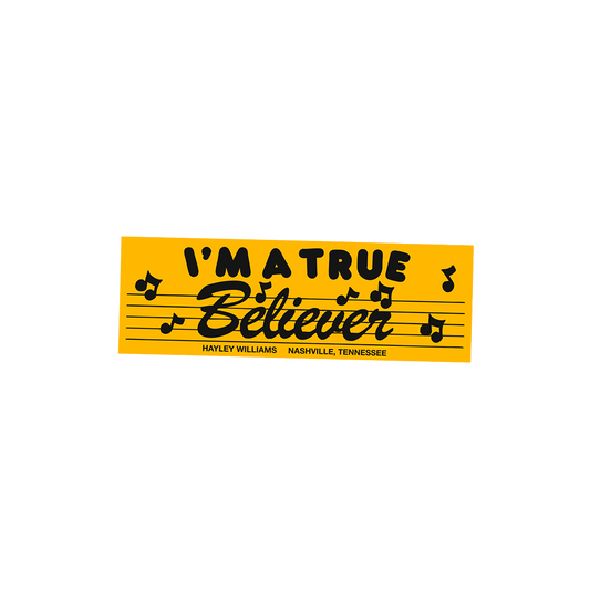 True Believer - バンパーステッカー
