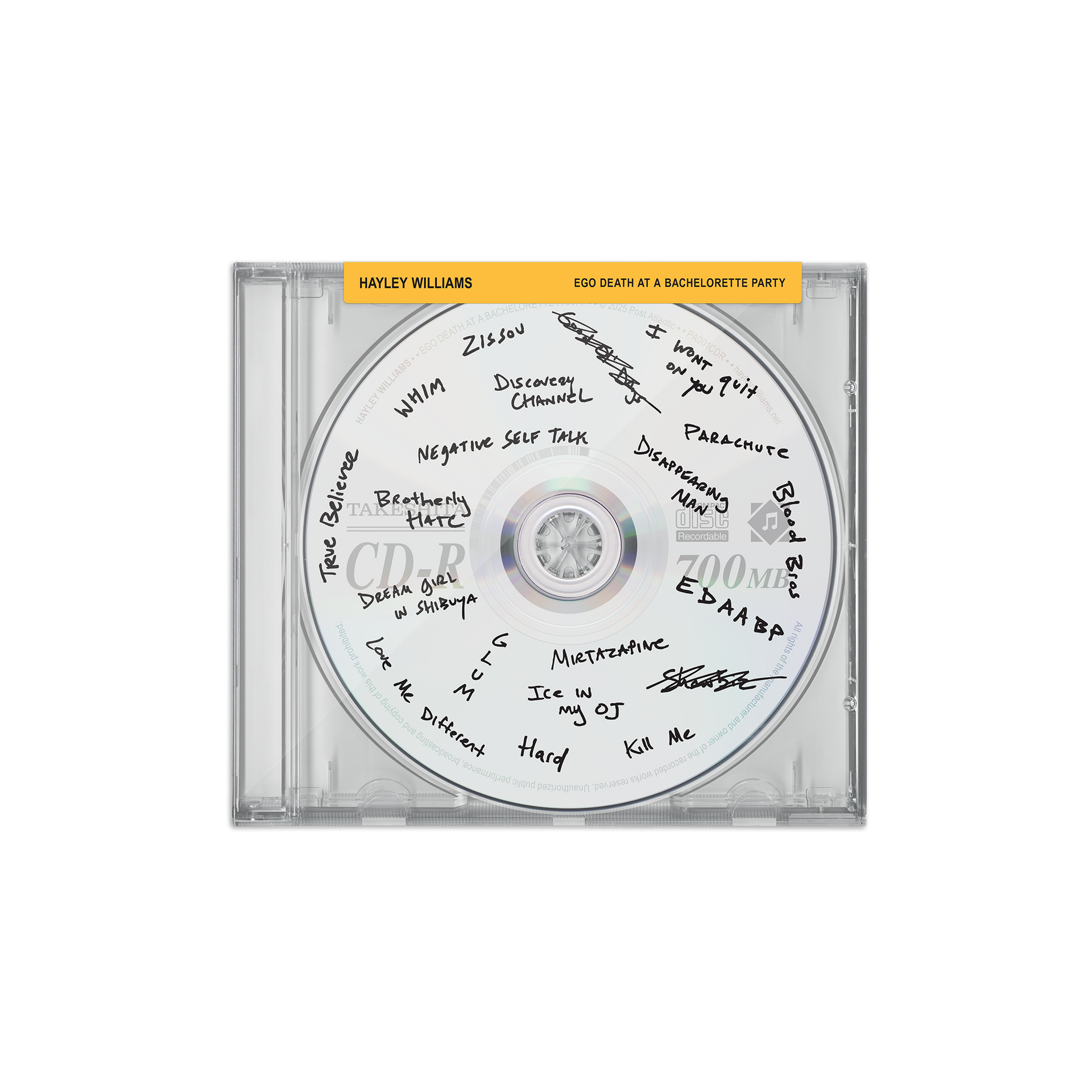 EDAABP (Hayley's Mix) - CD - 世界限定1,500枚 – Hayley Williams JP