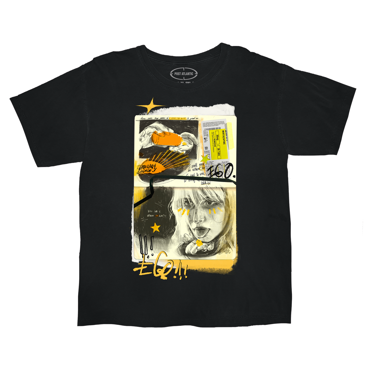 Ego - ブラックTシャツ