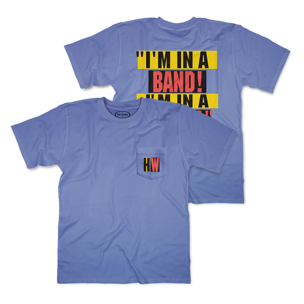 I'M IN A BAND! Periwinkle PocketTシャツ